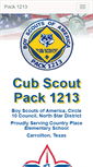 Mobile Screenshot of pack1213.org